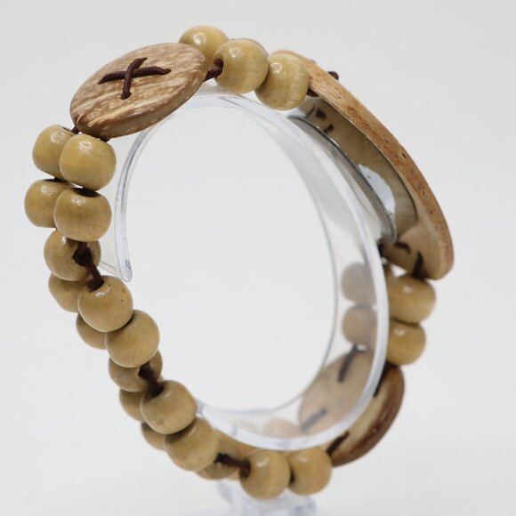 Natural Wood Watch Women’s Lightweight Sustainable Analog Quartz Boho - Picture 9 of 10
